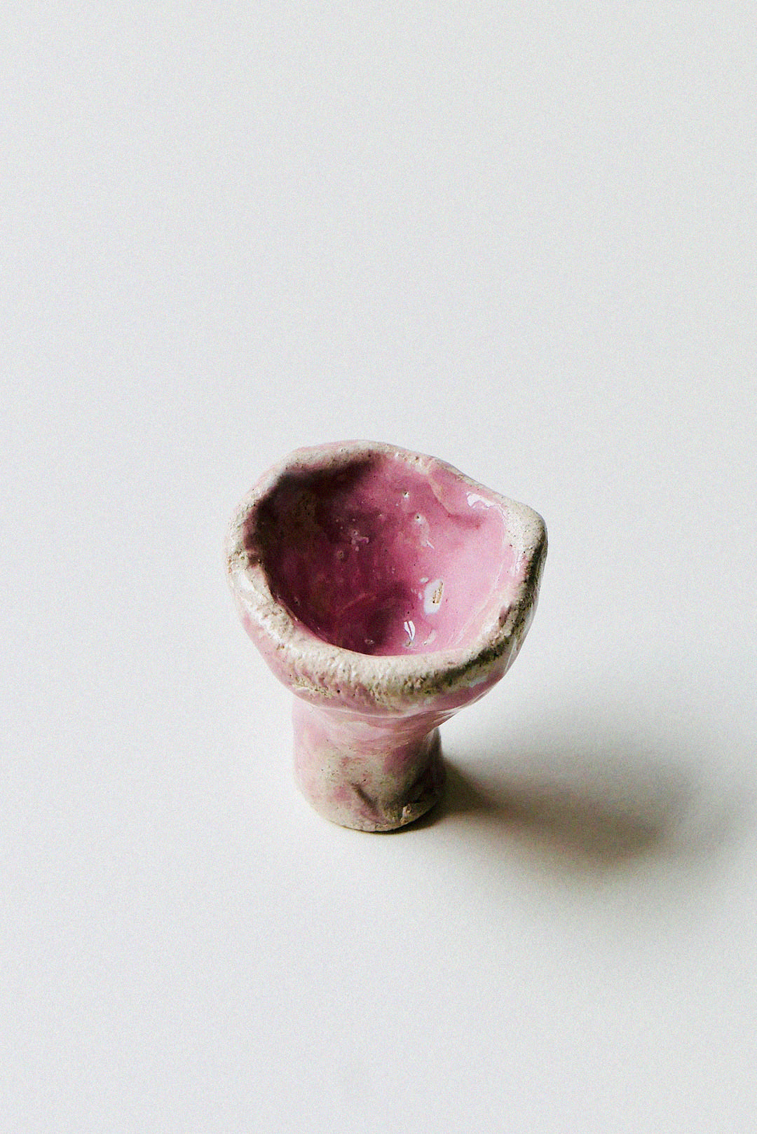 Ceramic knob, pink