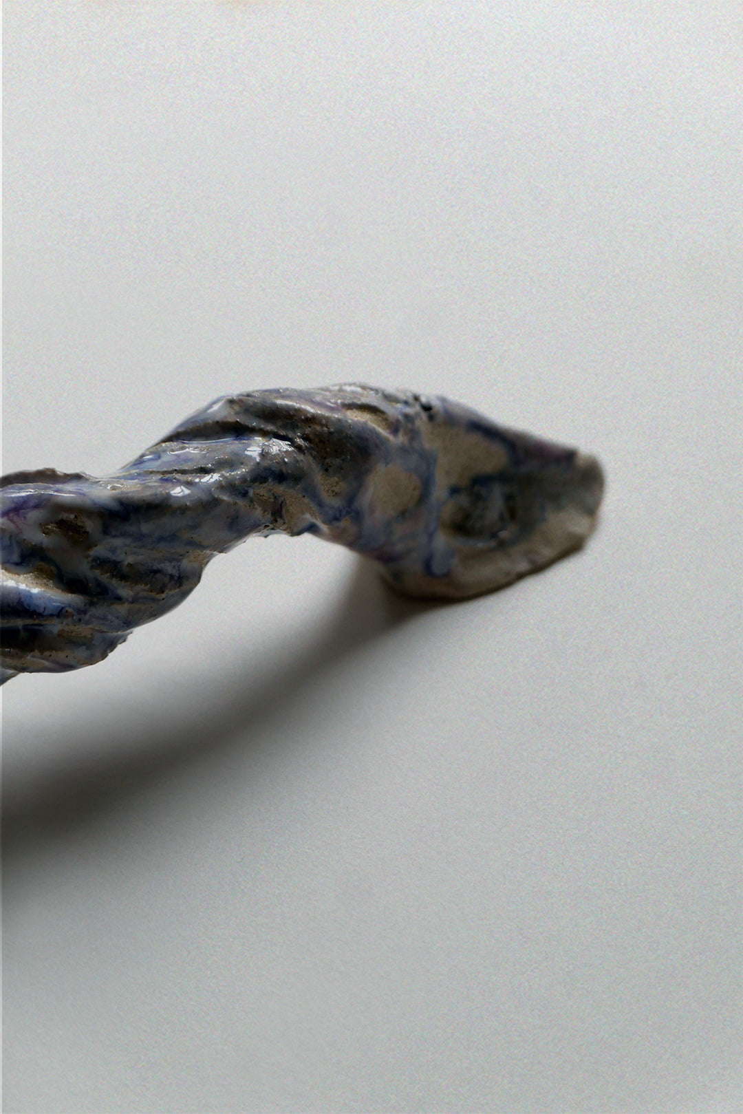 Ceramic handle, lilac