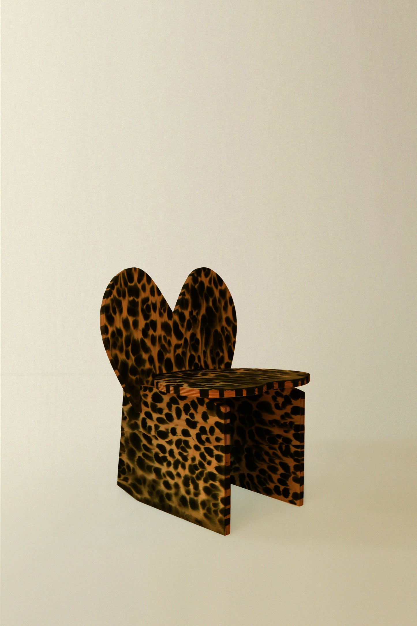 Iggy Chair with Leopard Spots