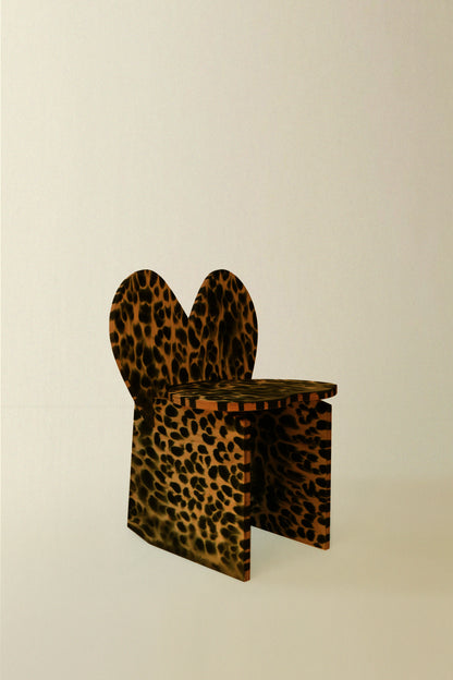 Iggy Chair with Leopard Spots