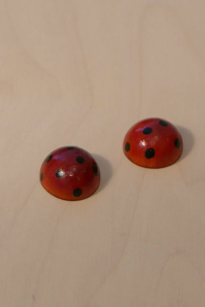 Riva Stool with Ladybugs