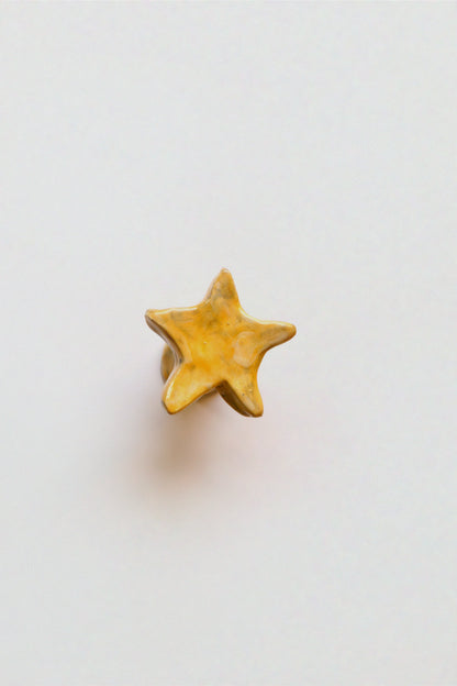 Ceramic knob, star